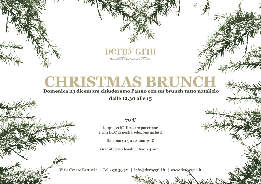 brunch di natale derby grill
